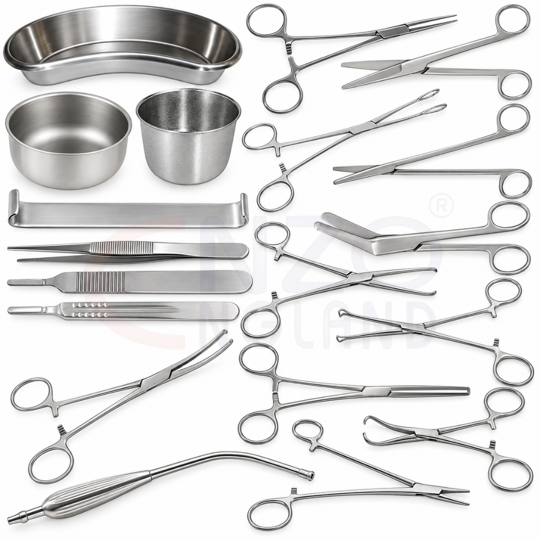 Cesarean Instrument Set – 63 Pieces