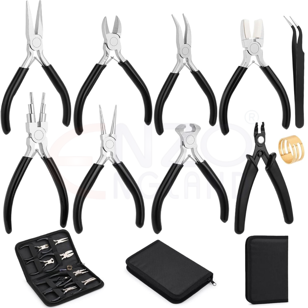 Jewellery Making Pliers & Tools Set – 10 Pieces