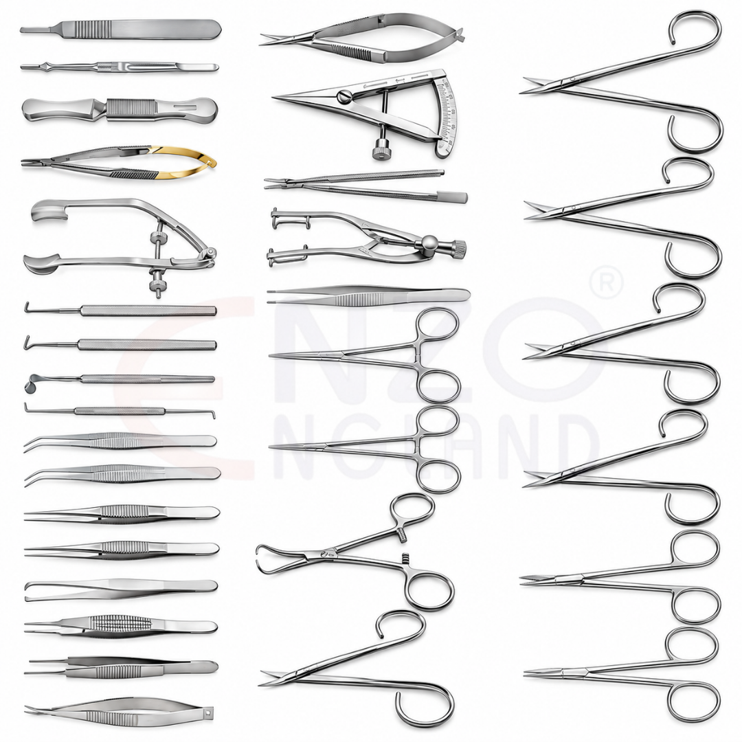 Retinal Surgery Instrument Set