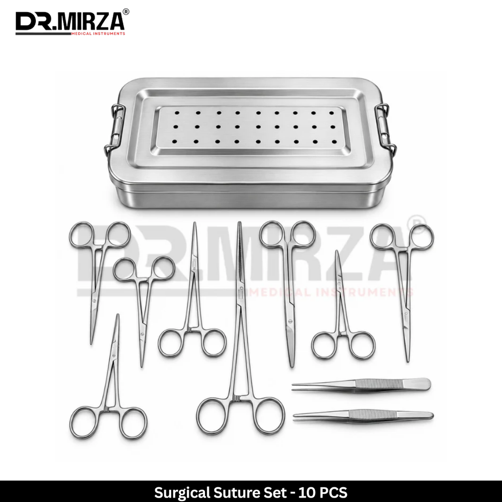 10-Piece Surgical Suture Instrument Set