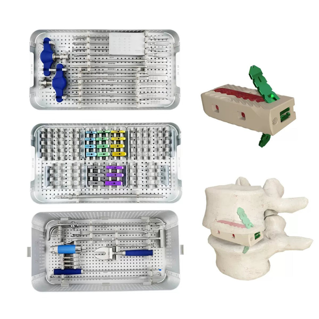 Self-Stabilizing Lumbar Cage Surgical Instrument Package