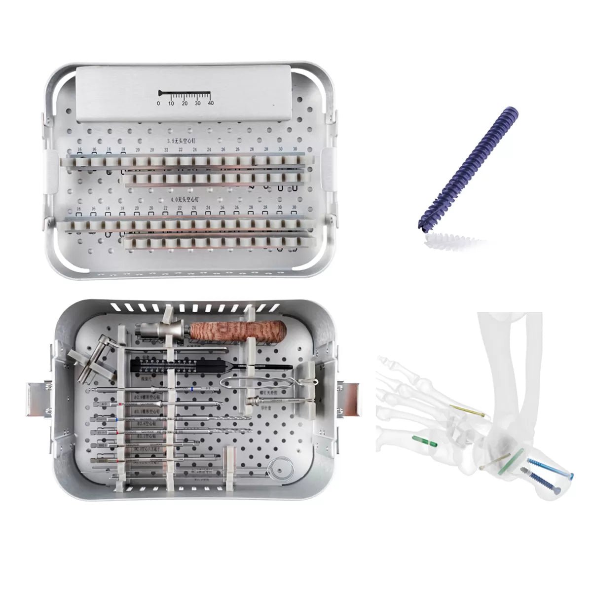 Cannulated Screw System Instrument Set (3.5/4.0-Headless)