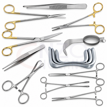Bartholin Cyst Excision Instrument Set – 22 Pieces