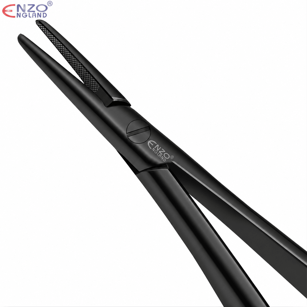 Castroviejo Needle Holder Straight - Black Edition | Enzo Dental