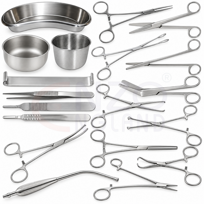 Cesarean Instrument Set – 63 Pieces