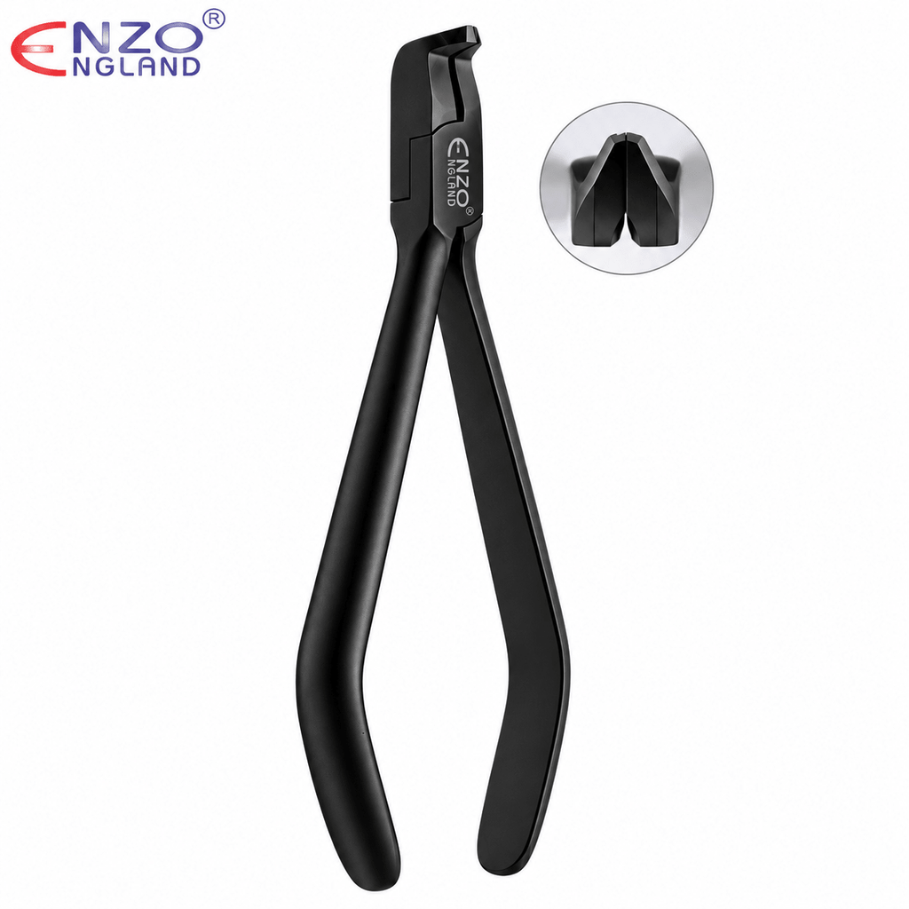 Distal End Cutter Long Handle Cut-Hold - Black Edition | Enzo Dental