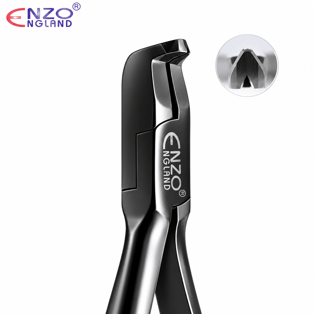Distal End Cutter Long Handle Cut-Hold - Black Edition | Enzo Dental
