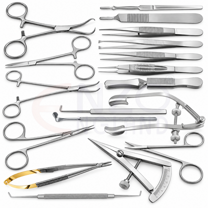 Eye Muscle and Enucleation Instrument Set – 45 PCS