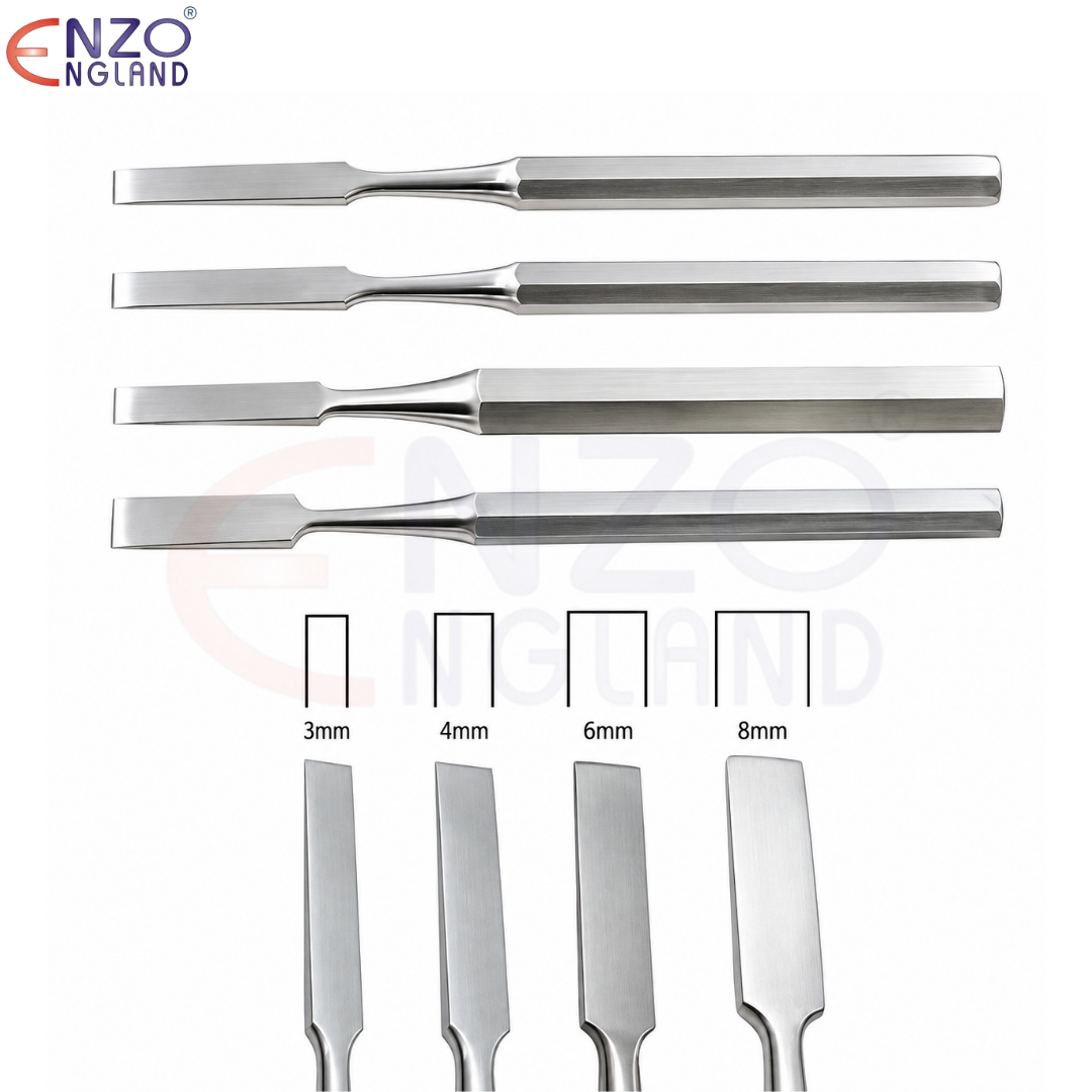 Hoke Osteotomes Straight Set - 4 PCS