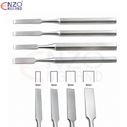 Hoke Osteotomes Straight Set - 4 PCS