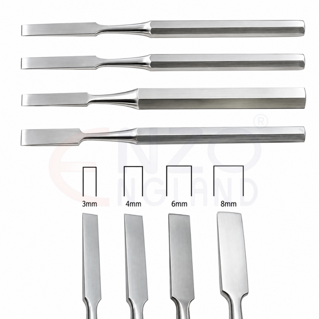 Hoke Osteotomes Straight Set - 4 PCS