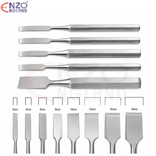 Hoke Osteotomes Straight Set - 8 PCS