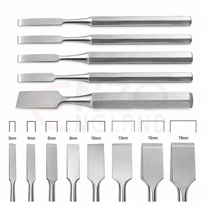 Hoke Osteotomes Straight Set - 8 PCS