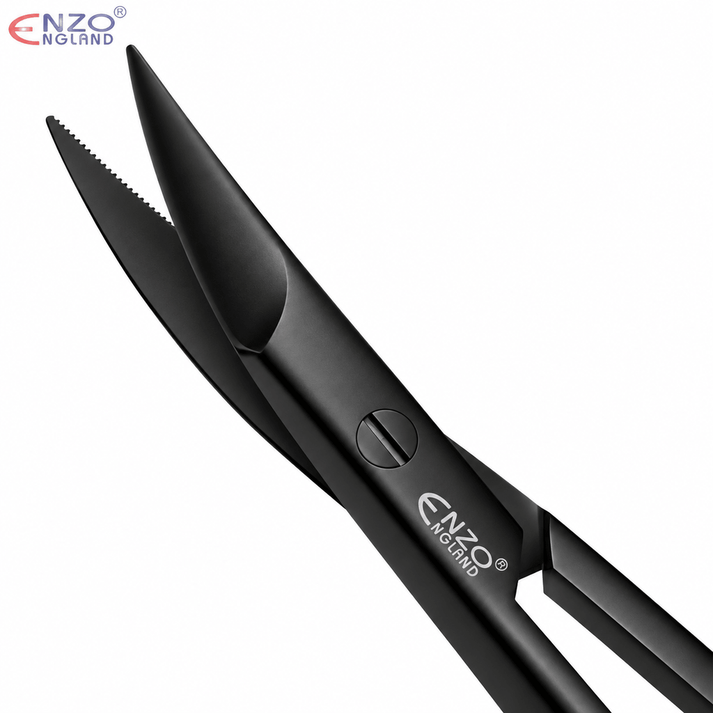 Kelly Surgical Scissors Supercut Series 6.25″ – Tissue & Suture Cutting – Black Edition