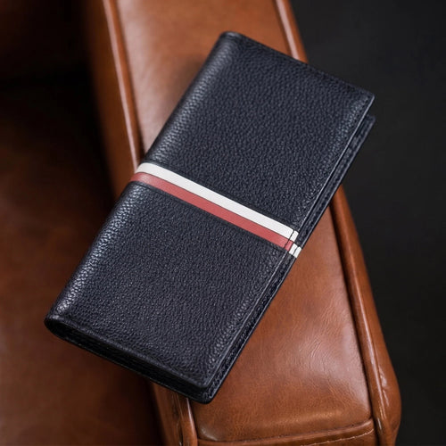 Genuine Leather Long Wallet – Worth £100 – Handmade Gift | Enzo Dental