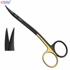 La-Grange Surgical Scissors Supercut Series 4.5″ – Periodontal Tissue Cutting – Black Edition