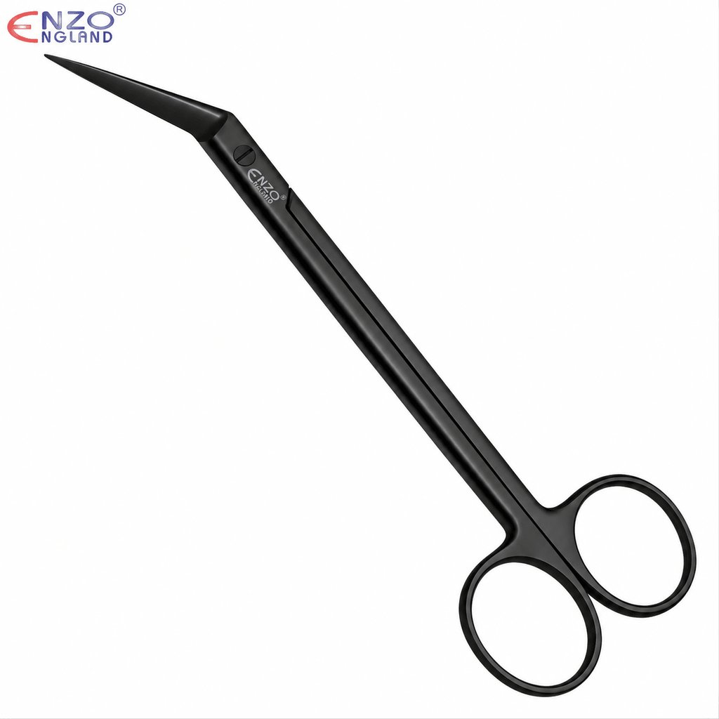 Locklin Surgical Scissors 6.25″ – Gingival Tissue Cutting – Black Edition