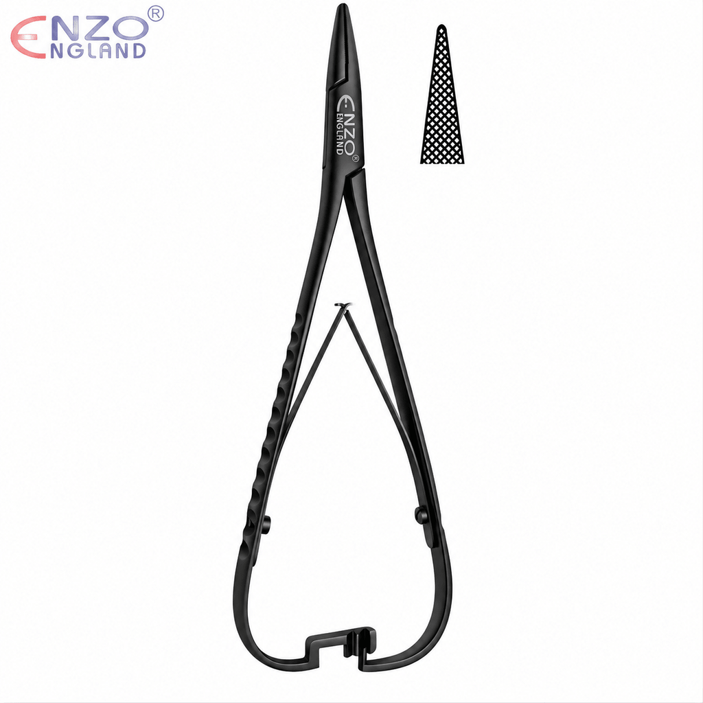 Mathieu Narrow Tip Orthodontic Needle Holder – Black Edition