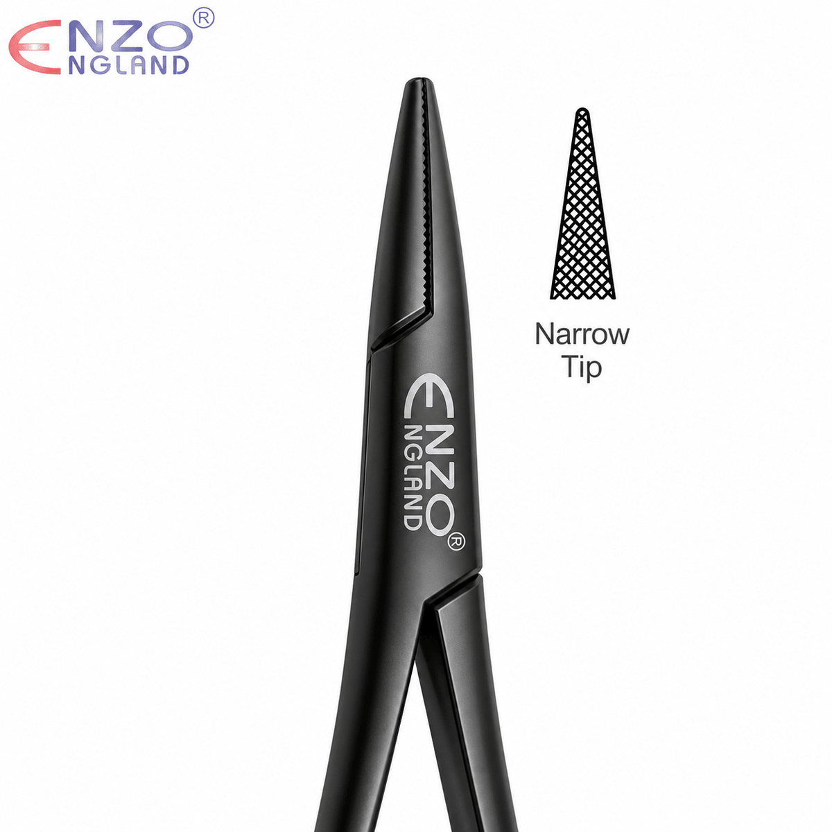 Mathieu Narrow Tip Orthodontic Needle Holder – Black Edition