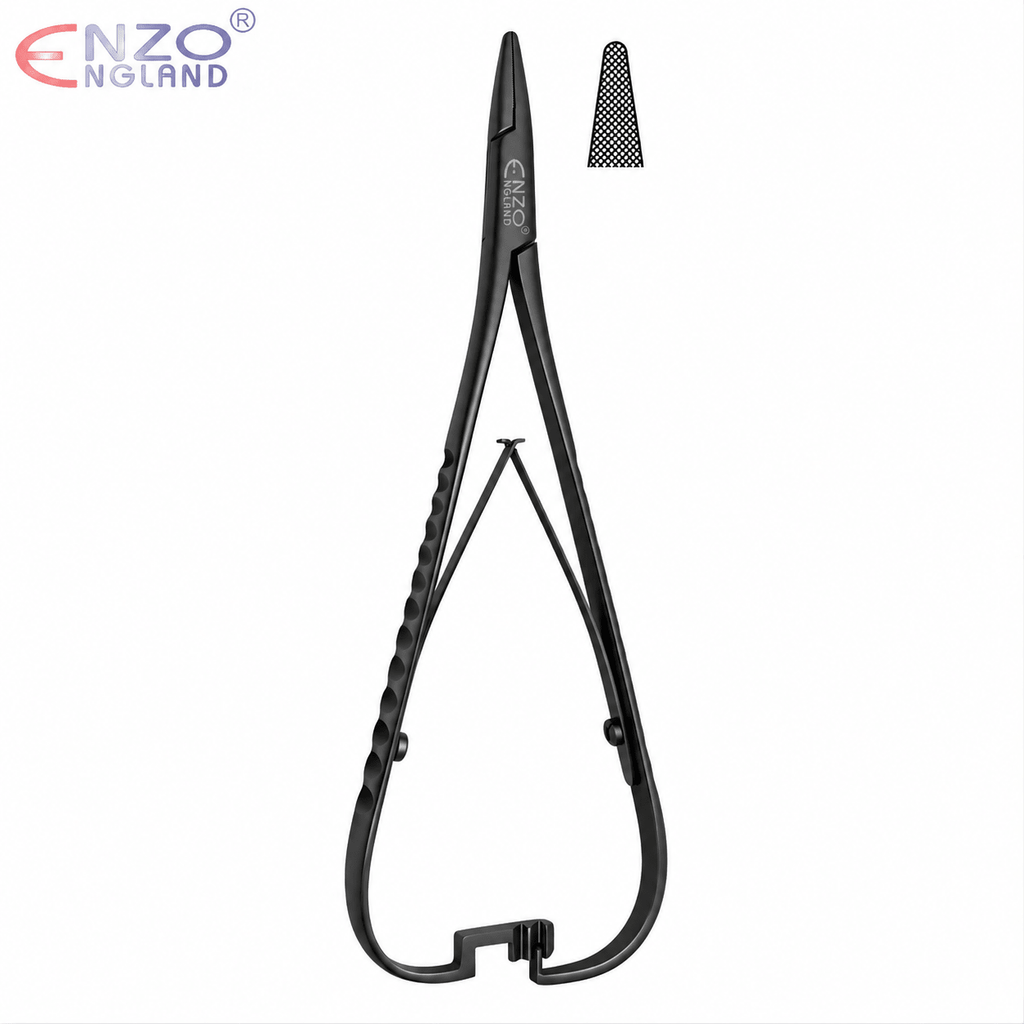Mathieu Standard Tip Needle Holder – Black Edition Dental Instrument