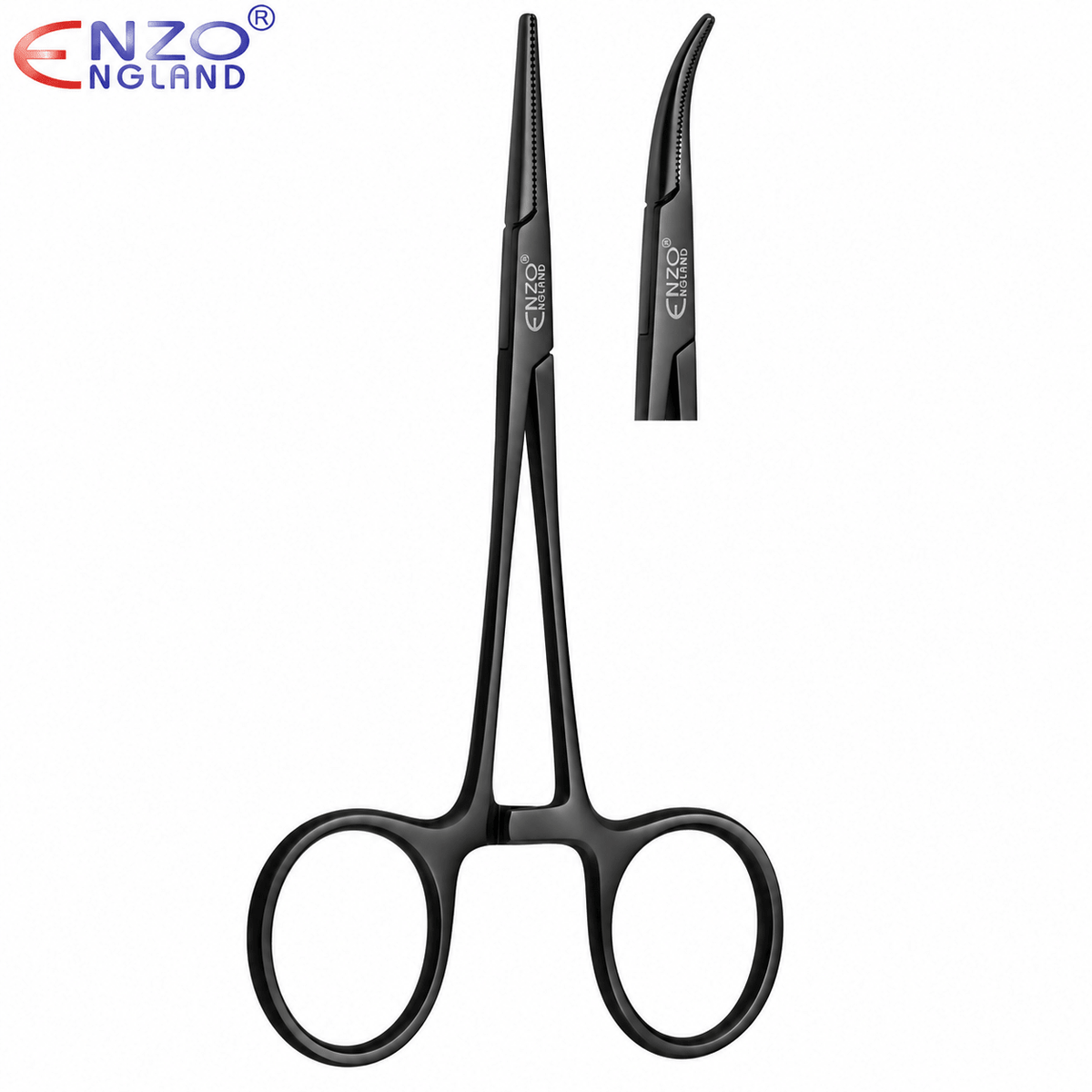 Mosquito Orthodontic Hemostat Curved – Black Edition