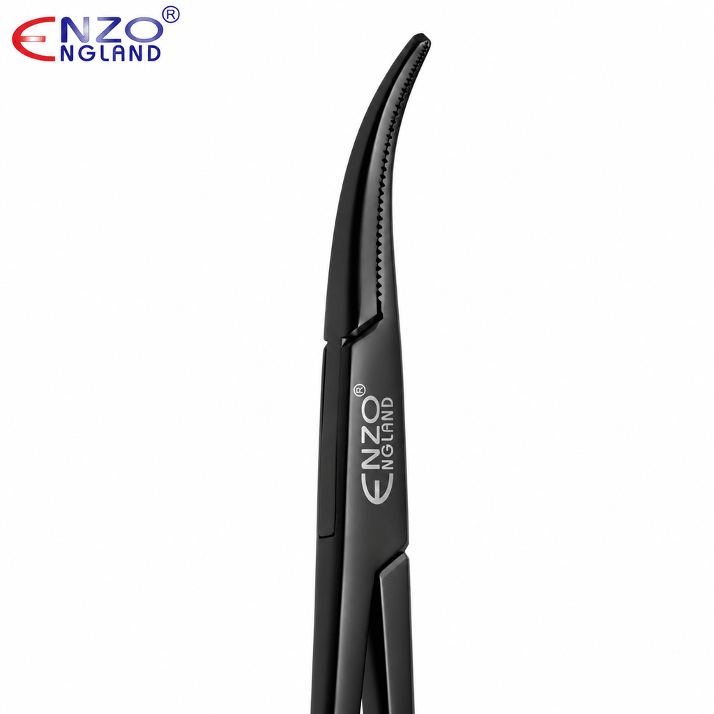 Mosquito Orthodontic Hemostat Curved – Black Edition