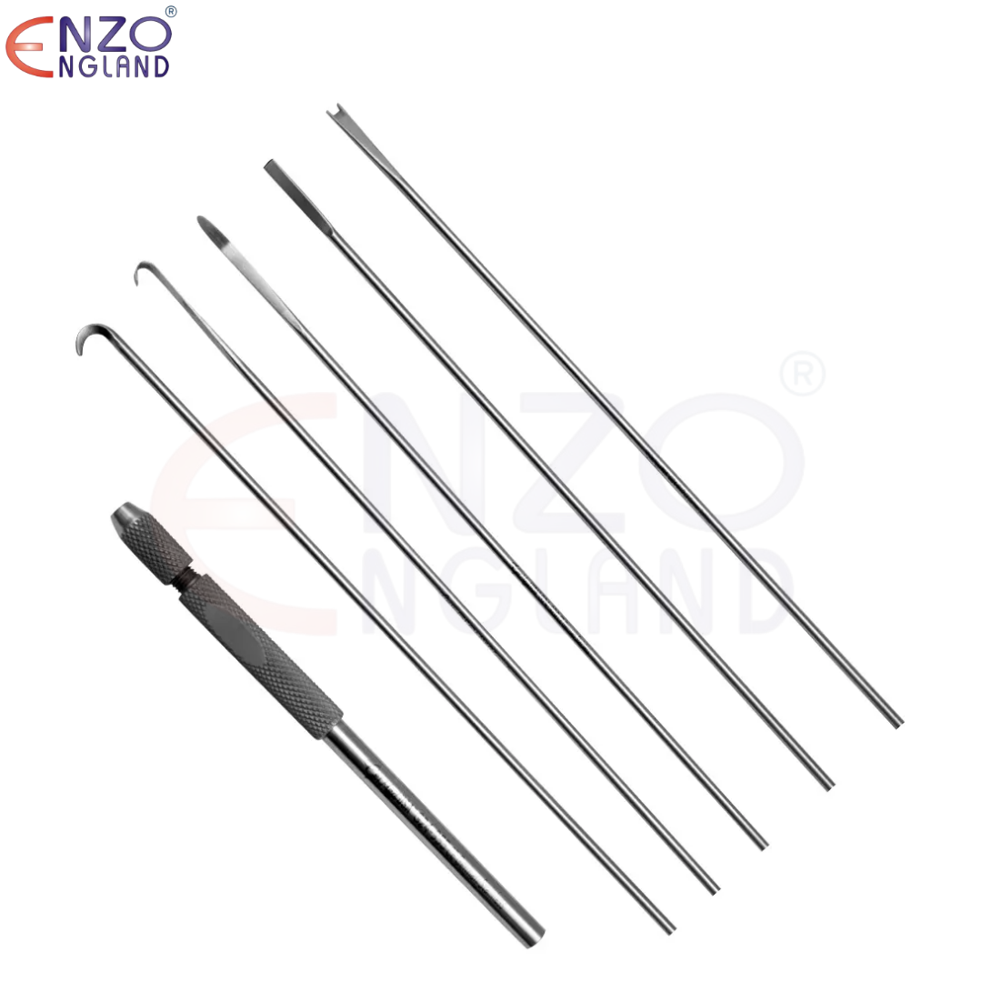 Neurosurgical Knife Set with Universal Chuck Handle