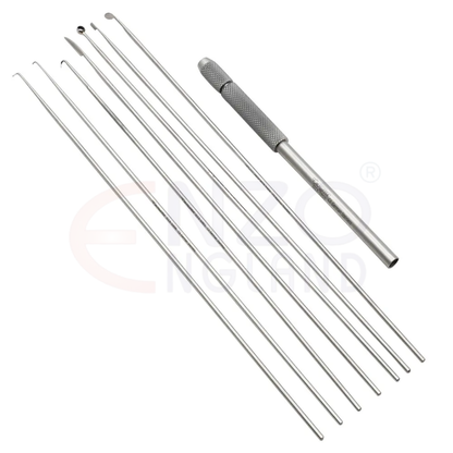 Neuro Knife Set with Universal Chuck Handle