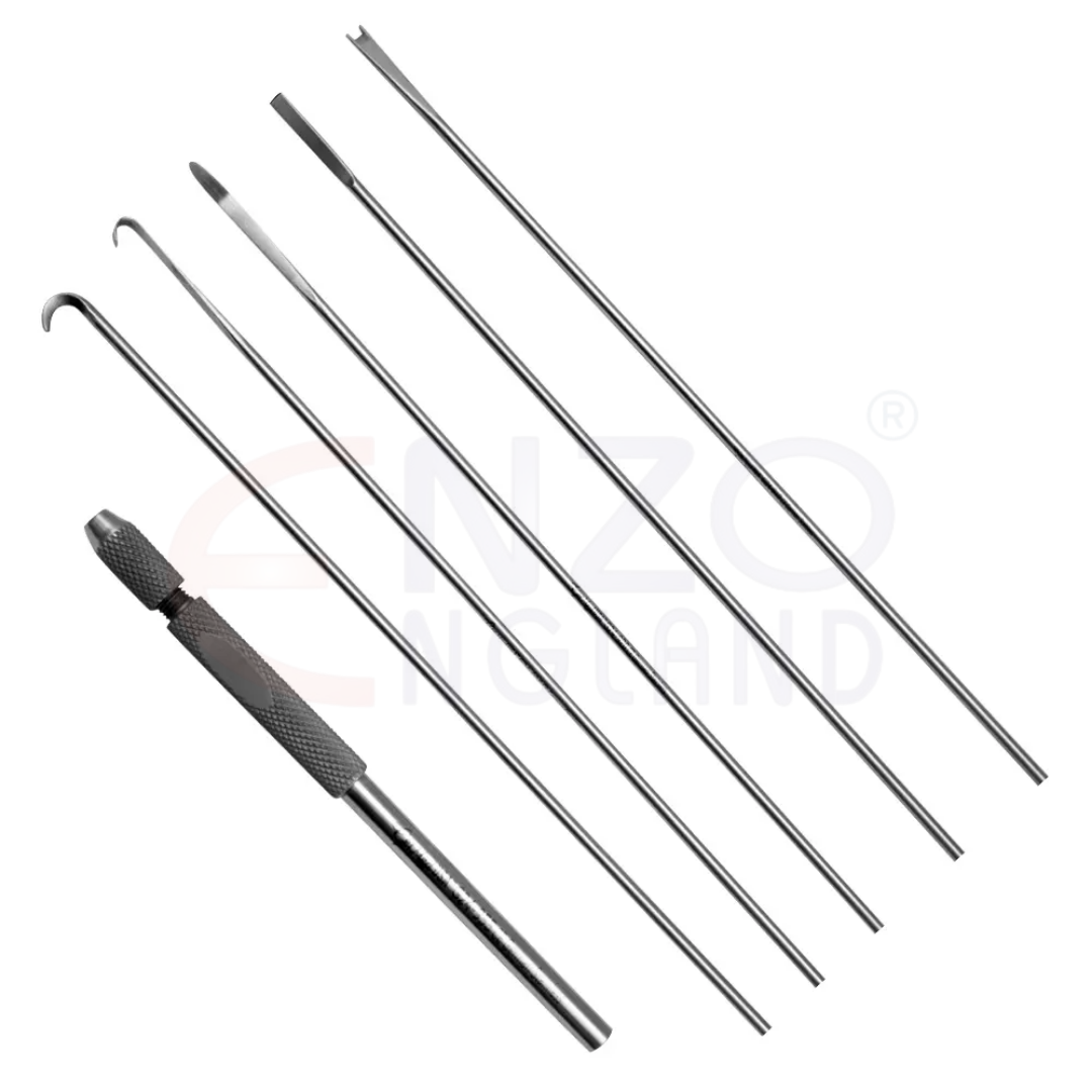 Neurosurgical Knife Set with Universal Chuck Handle