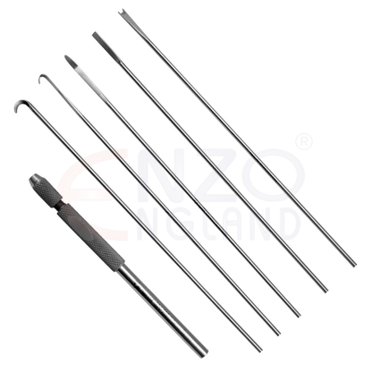 Neurosurgical Knife Set with Universal Chuck Handle