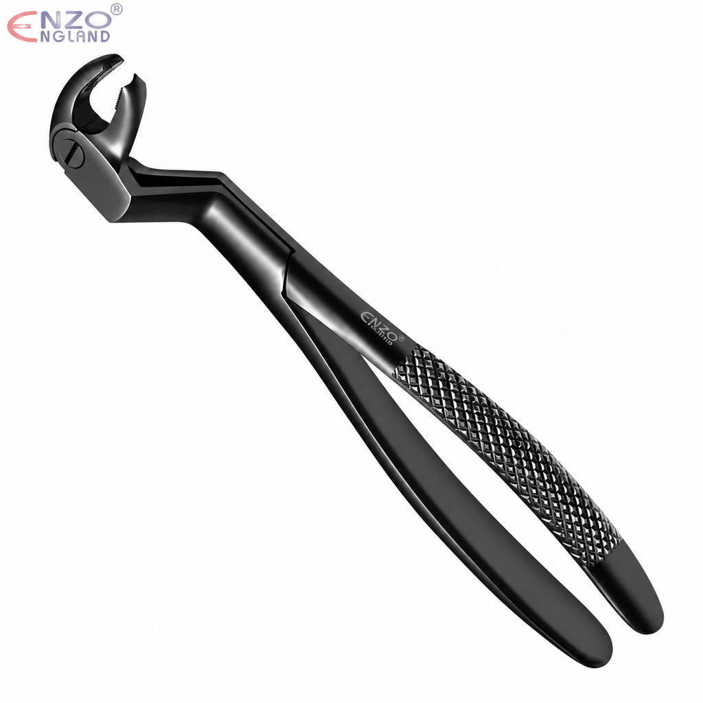 No. 22 ½R Lower Right Molar Dental Extraction Forceps – English Pattern – Black Edition