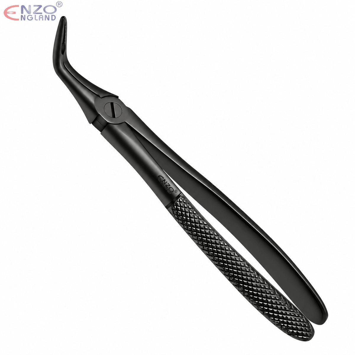 No. 46L Dental Root Extraction Forceps – Black Edition English Pattern Tooth Root Forceps - Enzo Dental