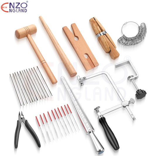 Professional Jeweller’s Tool Set for Jewellery Making, Sawing, Filing &amp; Ring Sizing