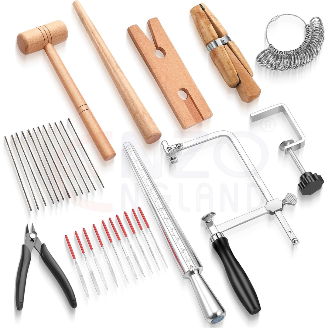 Professional Jeweller’s Tool Set for Jewellery Making, Sawing, Filing &amp; Ring Sizing