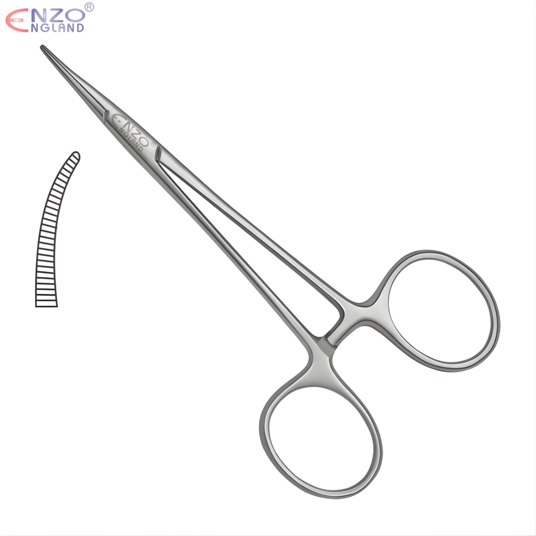 Curved Halstead Hemostatic Forceps