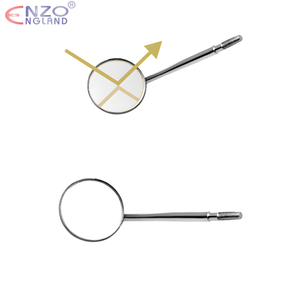 #3 Mouth Mirror Rhodium Coated 12/pk