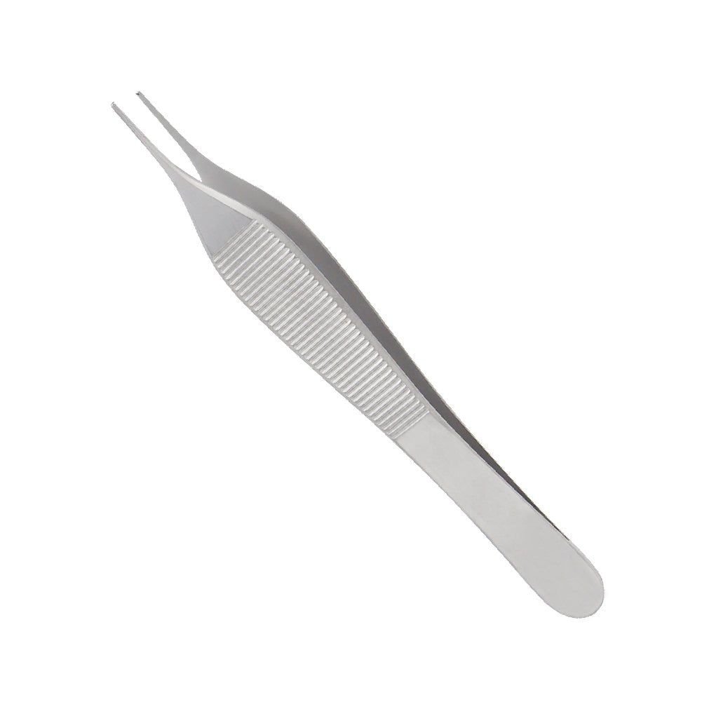 Adson Utility Forceps, 1 x 2 teeth, 0.5 mm, overall length 12 cm
