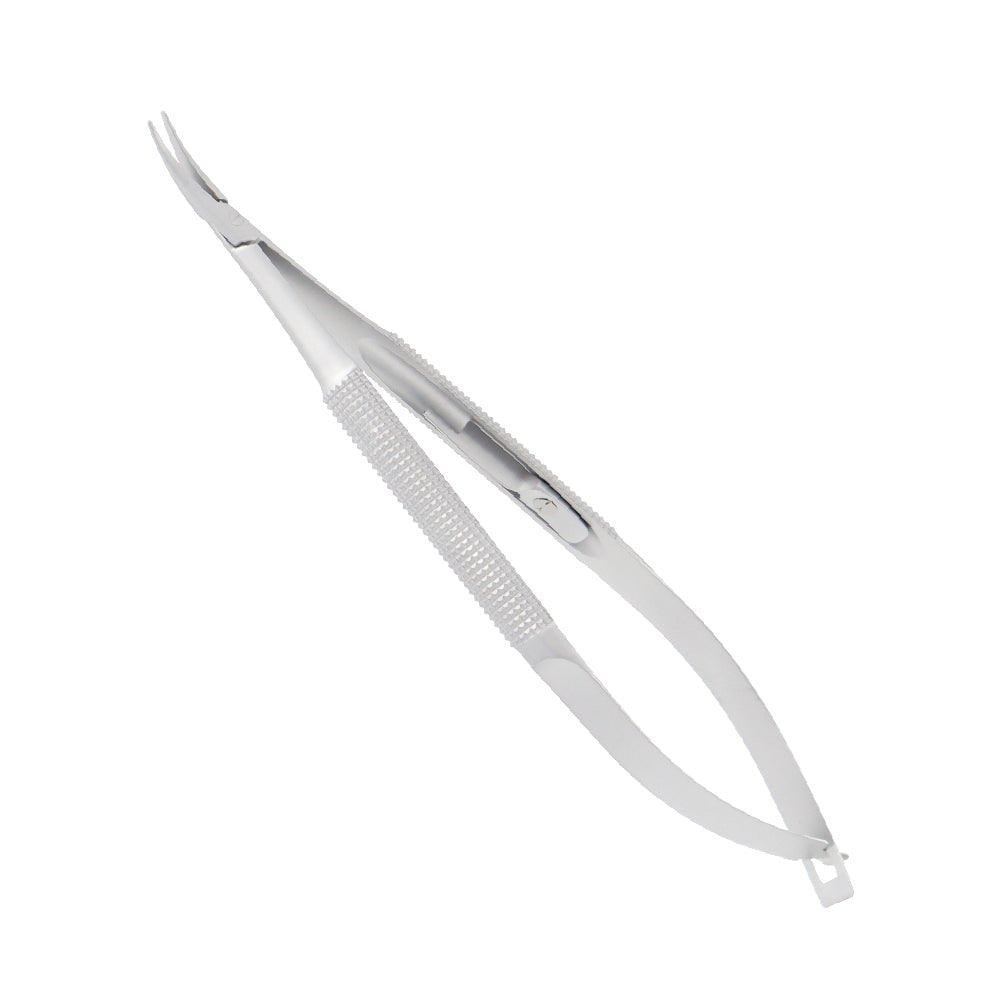 Barraquer Micro Needle Holder, Curved, 1 mm, With Lock, 12.5 cm