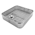 Hybrid sterilization basket with lid 245 × 255 × 60 mm