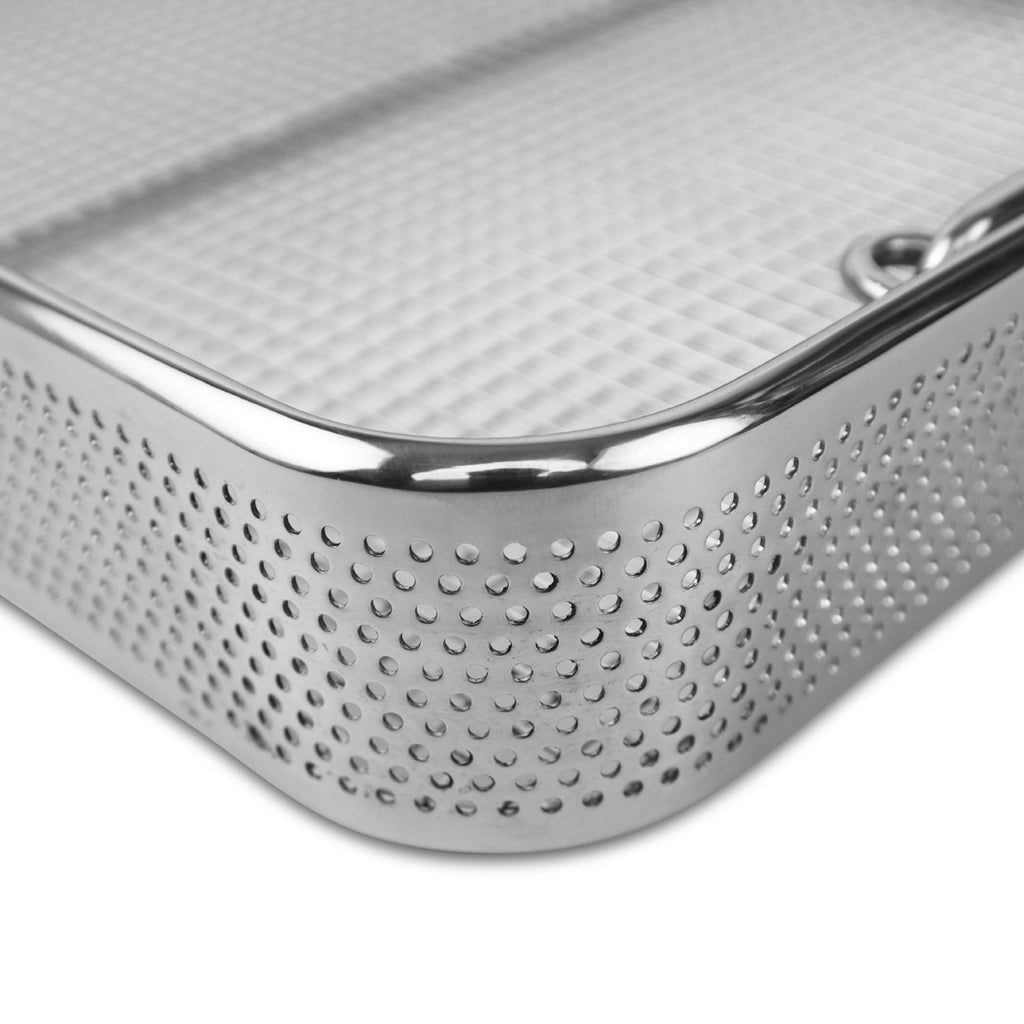 Hybrid sterilization basket with lid alternate view 7