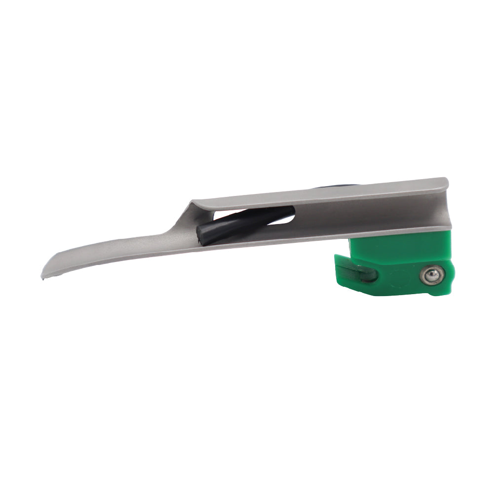 Single Use Fiber Optic Laryngoscope Set – Macintosh & Miller Blades + 2 Reusable Handles (12 Piece)