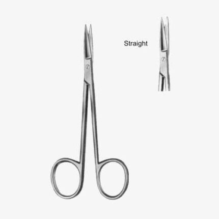 Eye and Fine Scissors Curved