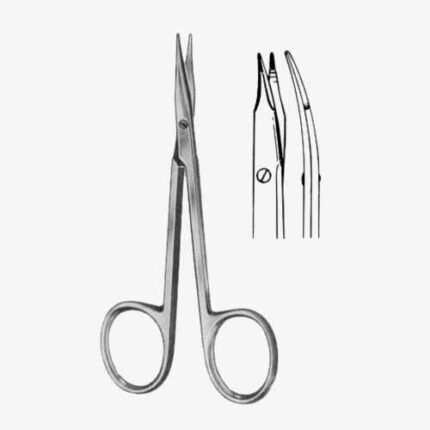 Tonotomy Scissors Blunt Curved