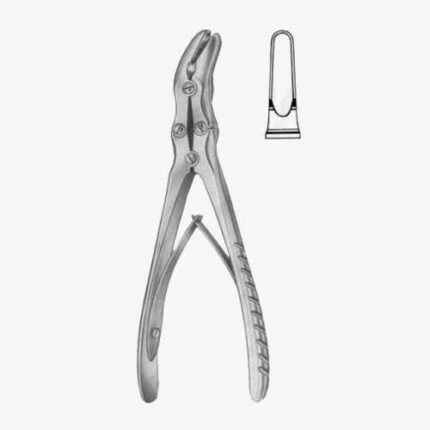 Ruskin Bone Rongeur Forceps Angled